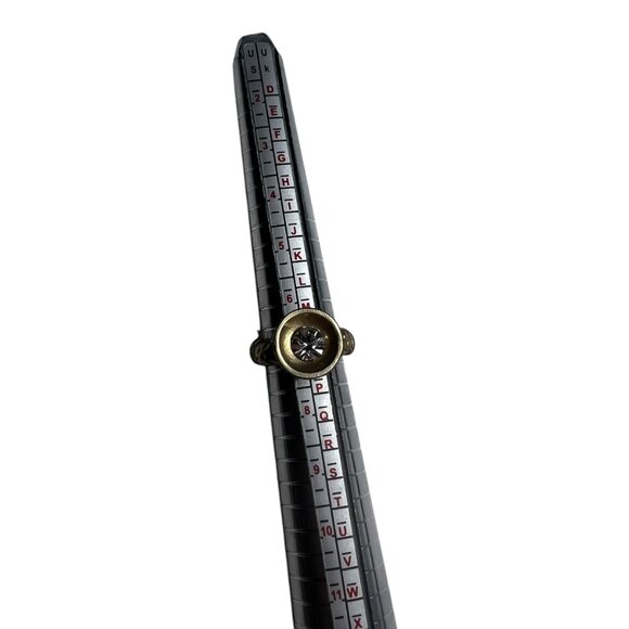 Gold Fashion Jewelry Ring With A Stretch Band Vintage - Picture 4 of 7